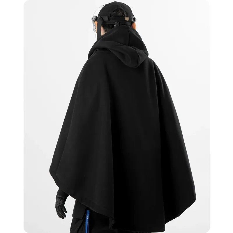 High Neck Cloak Two Piece Hoodie