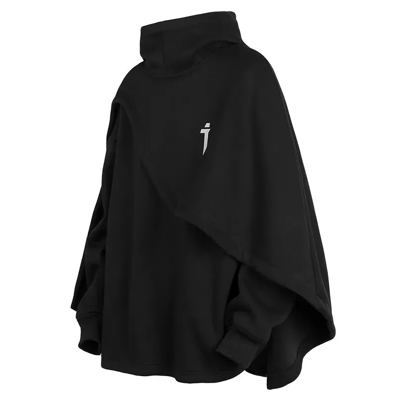 High Neck Cloak Two Piece Hoodie