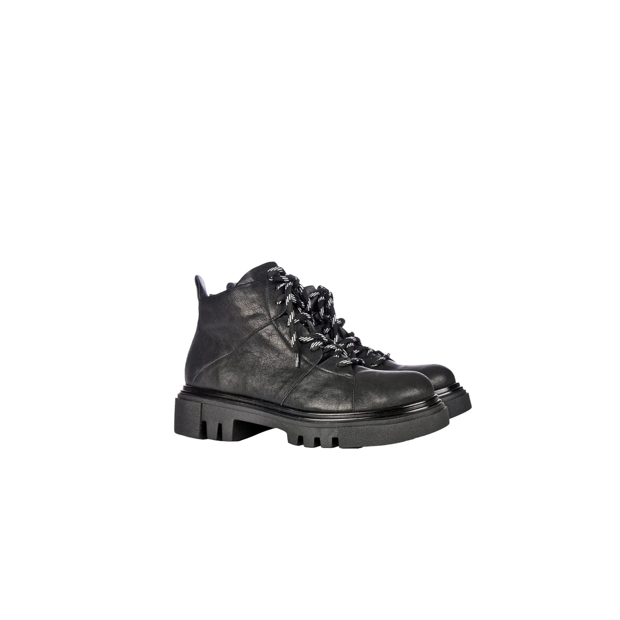 Hiking boots vintage iron black