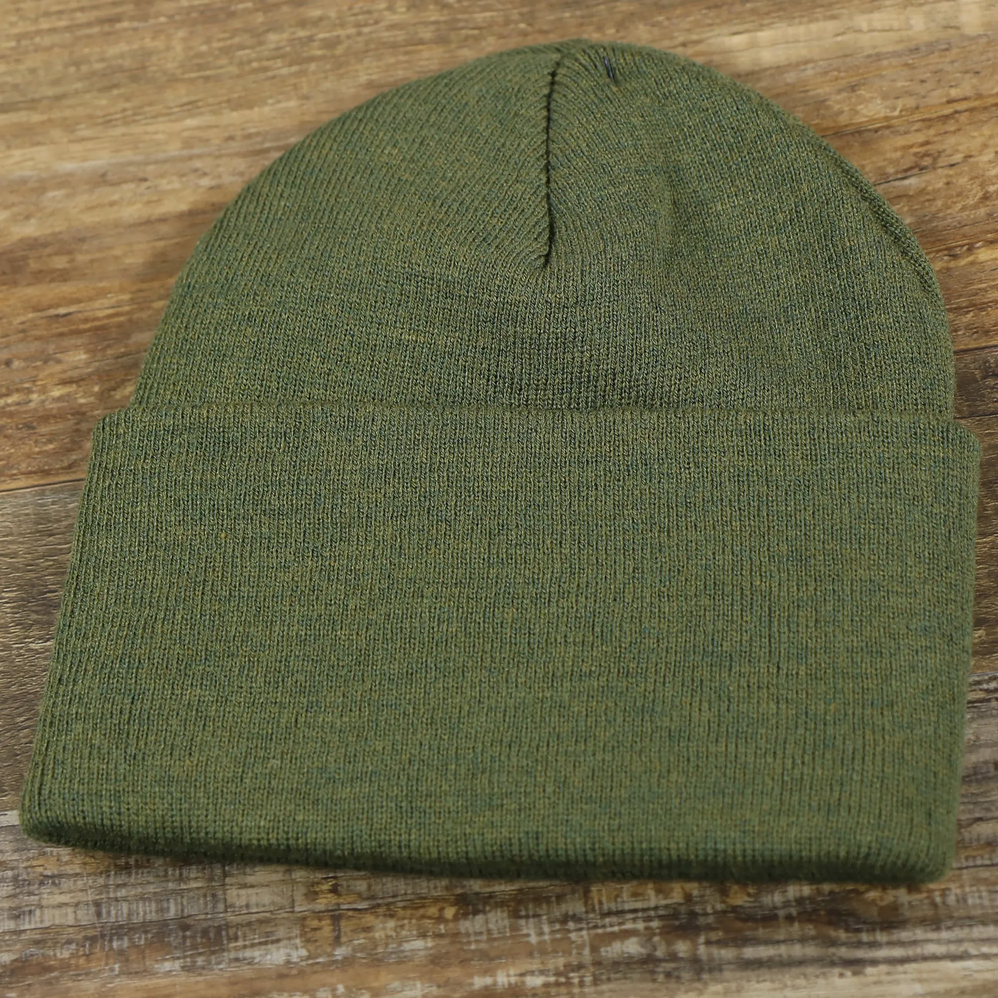 Jack And Jones Forest Night High Cuff Knit Beanie | Dark Green Beanie