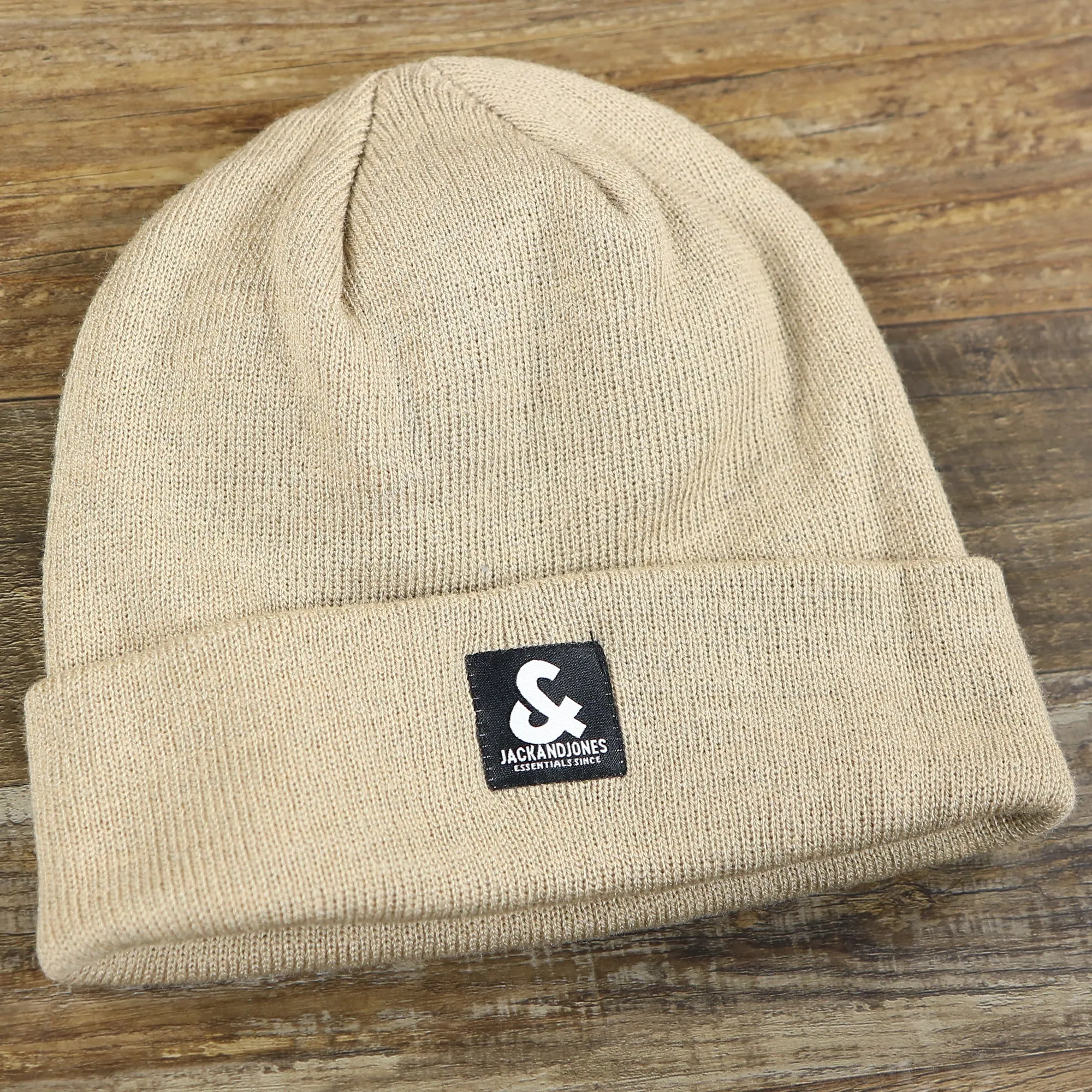 Jack And Jones Tan Knit Beanie | Crockery High Cuff