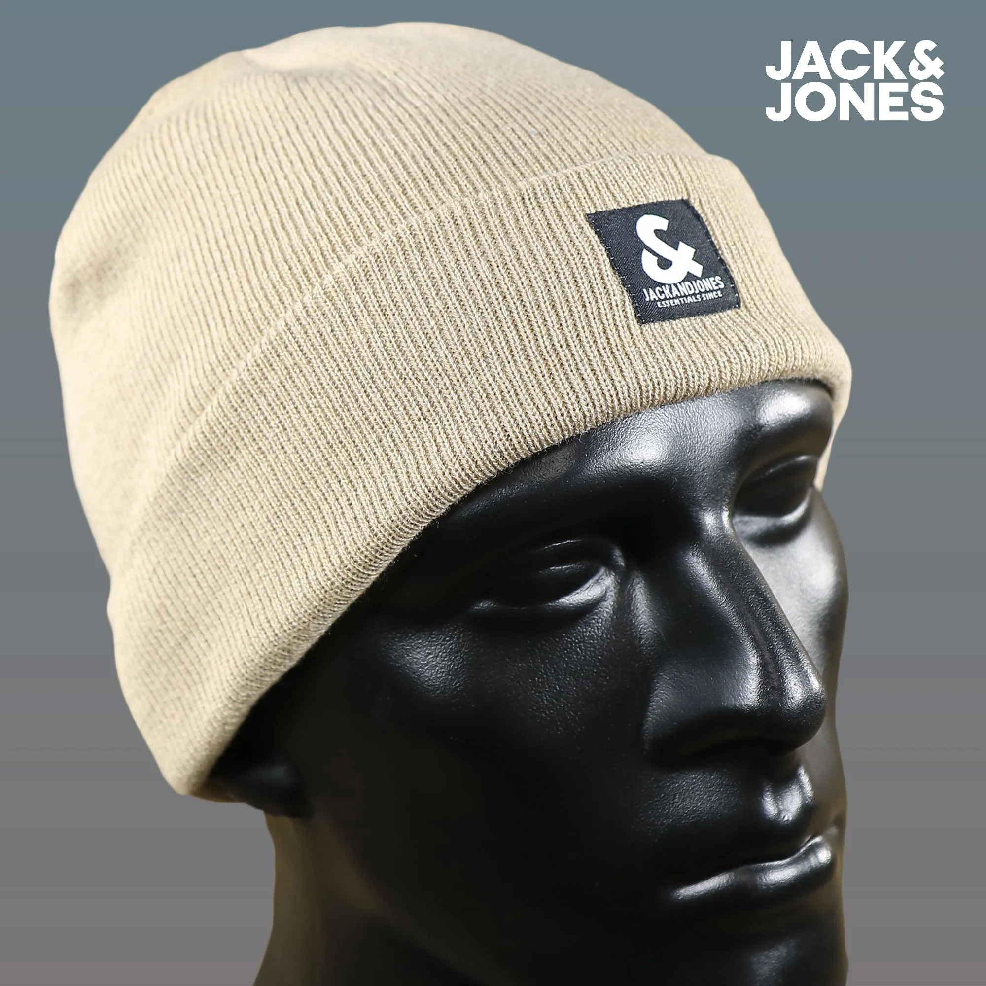 Jack And Jones Tan Knit Beanie | Crockery High Cuff