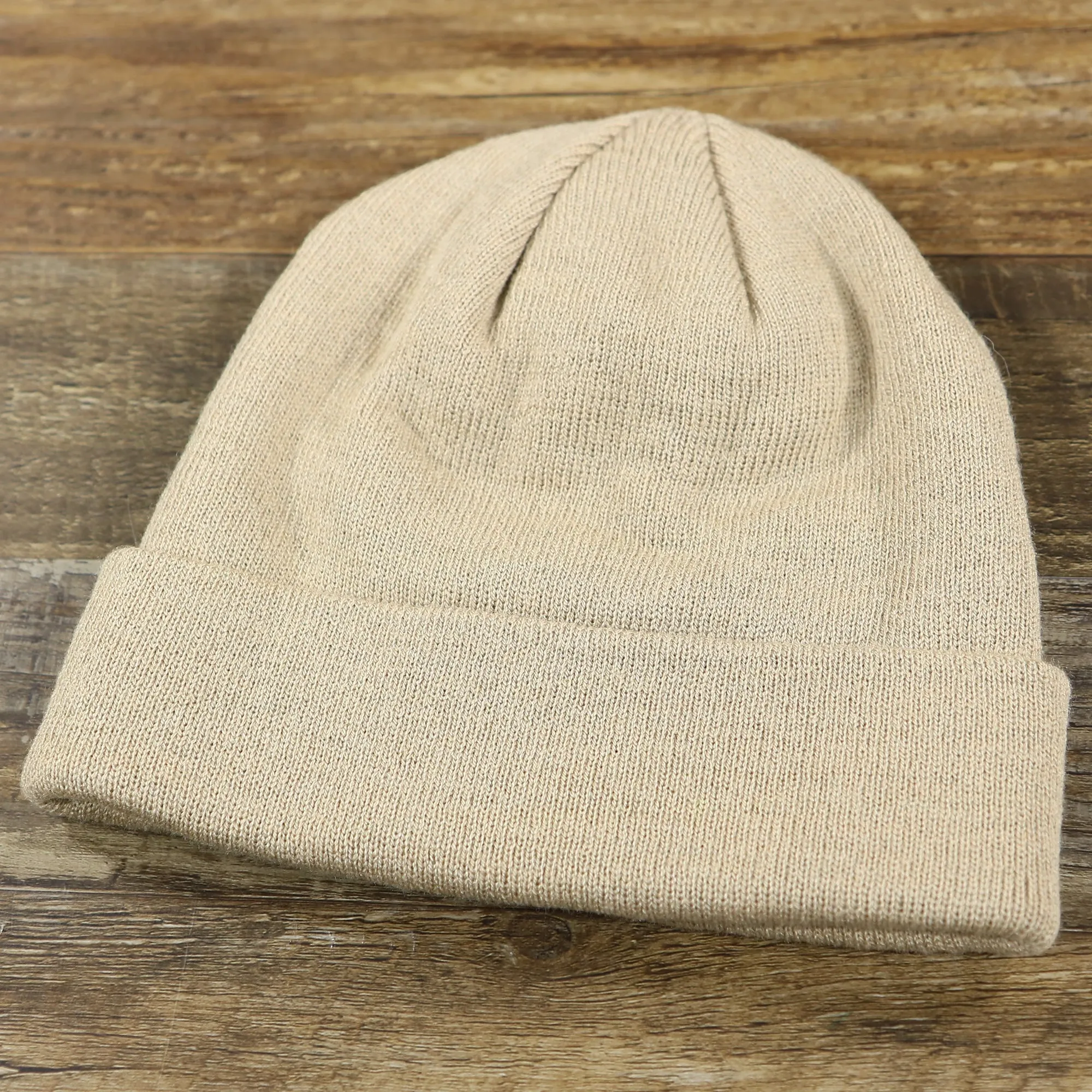 Jack And Jones Tan Knit Beanie | Crockery High Cuff