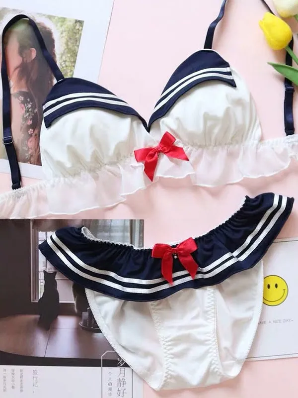 Japanese Cosplay Sailor Underwear Set