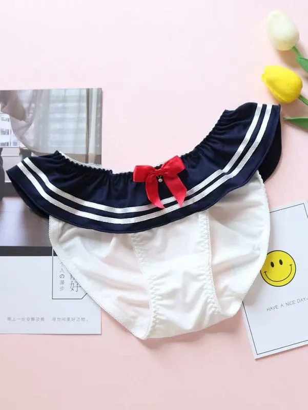 Japanese Cosplay Sailor Underwear Set