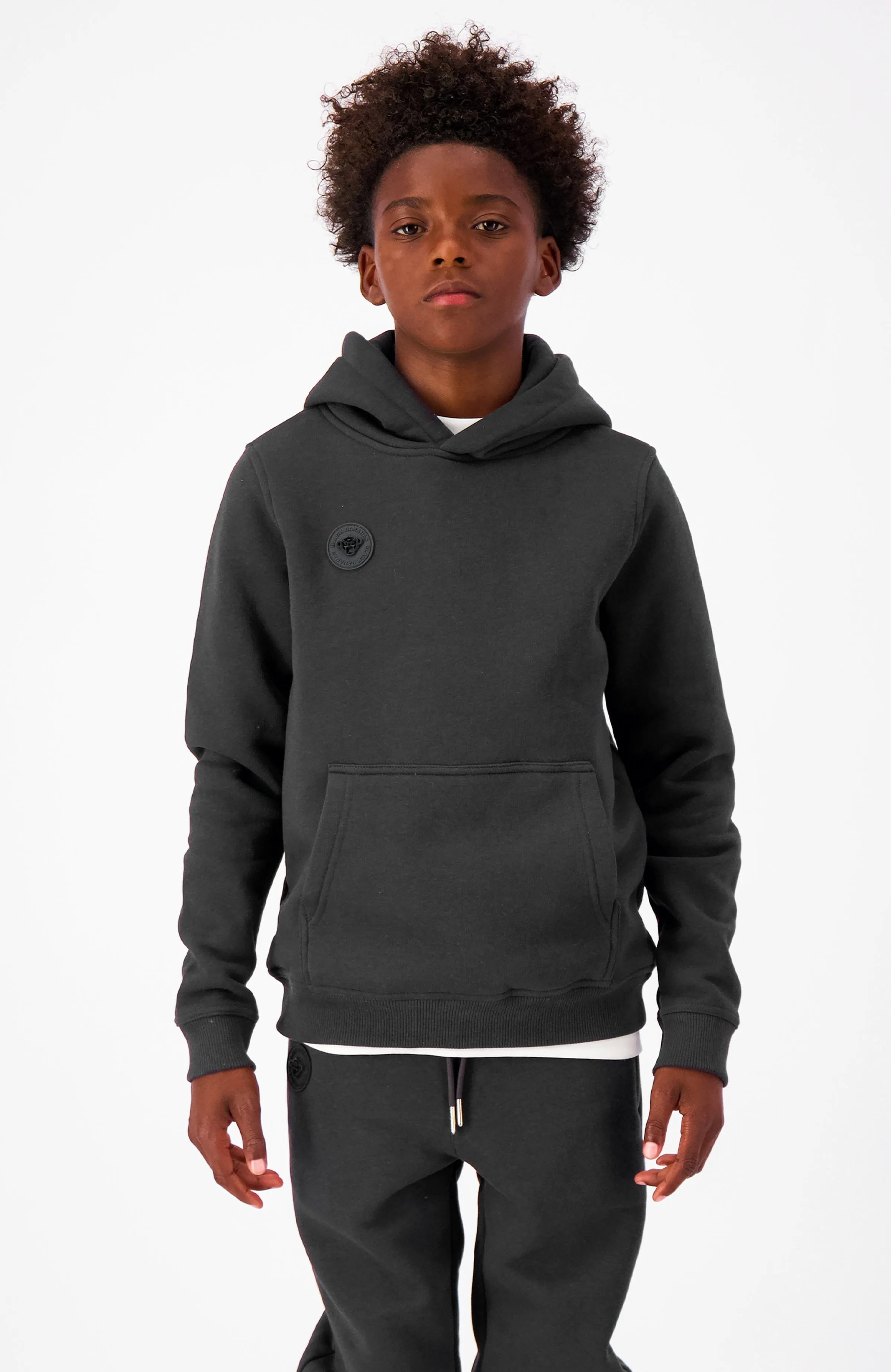 JR ESSENTIAL HOODIE | Charcoal