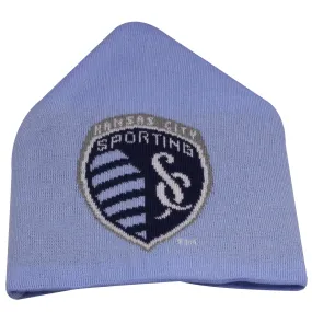 Kansas City Sporting light blue winter beanie | Rooftop cuffless knit hat.