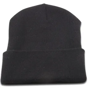 KB Ethos Black Knit Beanie