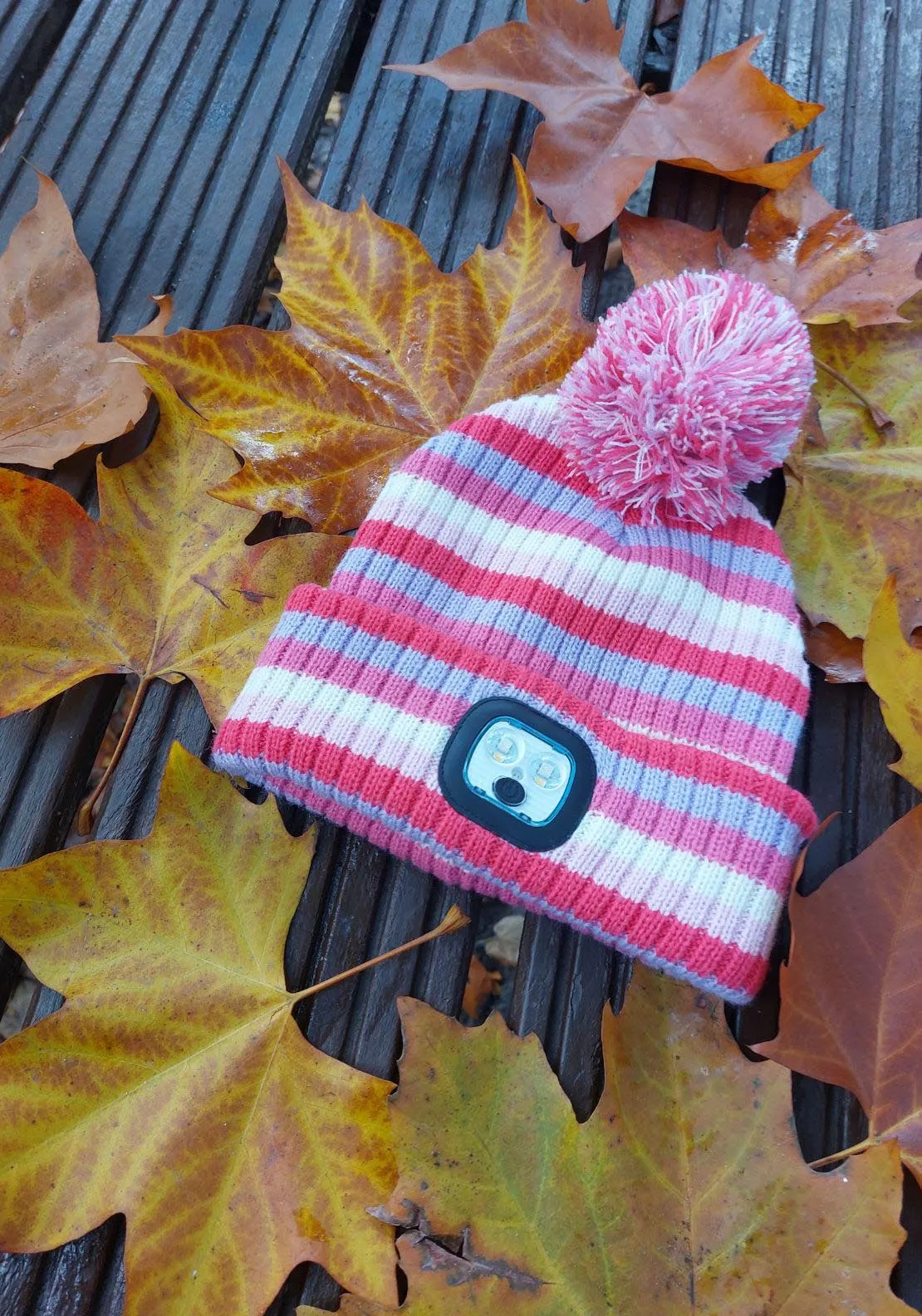 Kids LED Stripe Beanie