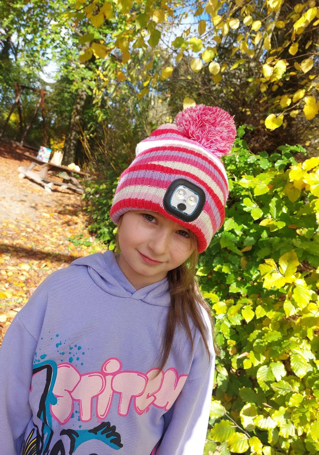 Kids LED Stripe Beanie