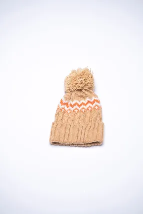 Knit winter beanie hat.