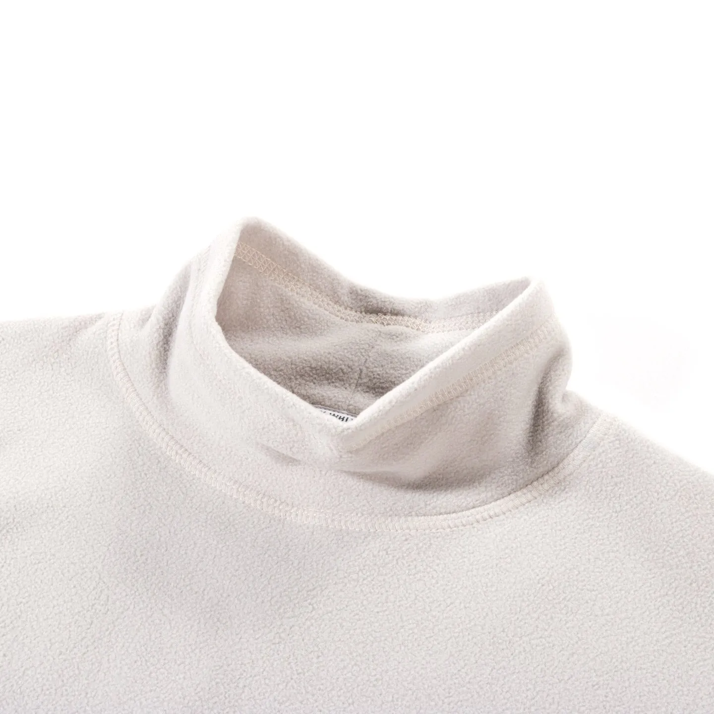 LADY WHITE Polar Fleece Mock Neck Cream - Shop Now!