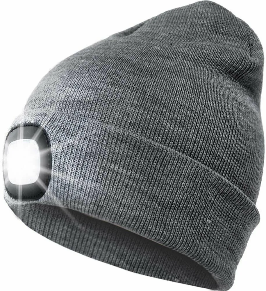 LED Beanie Hat - Illuminated Winter Hat with LED Lights