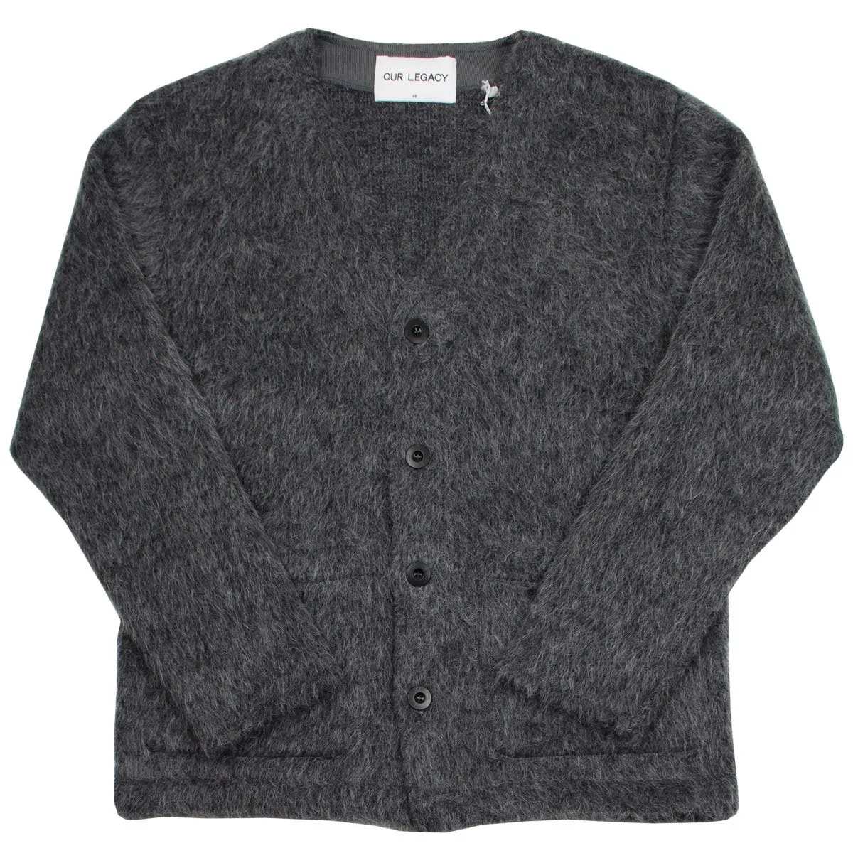 Legacy Splash Cardigan Grey Fuzz