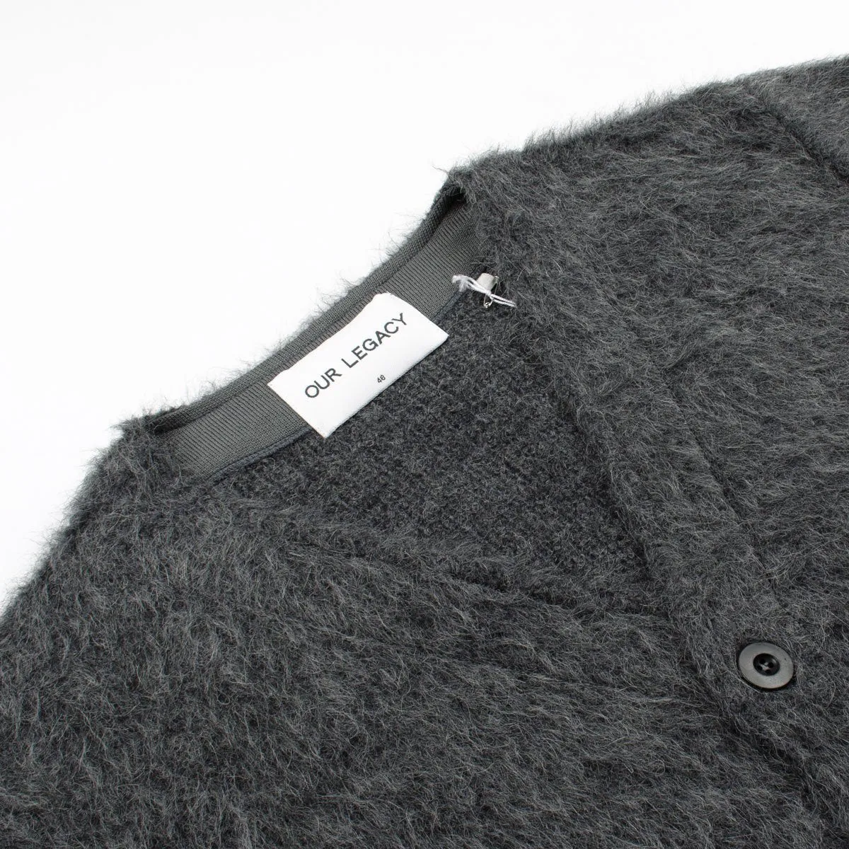 Legacy Splash Cardigan Grey Fuzz