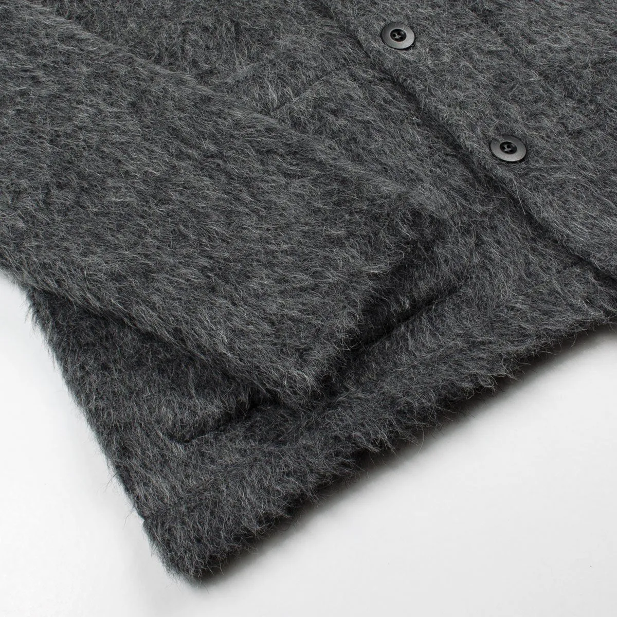 Legacy Splash Cardigan Grey Fuzz