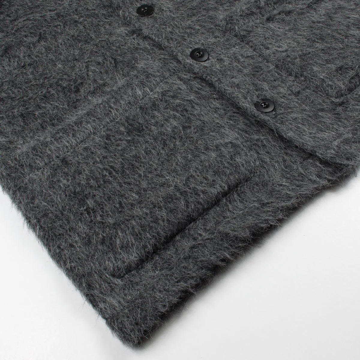 Legacy Splash Cardigan Grey Fuzz