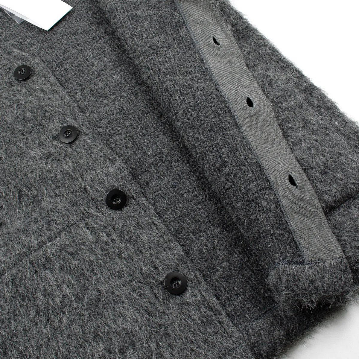 Legacy Splash Cardigan Grey Fuzz