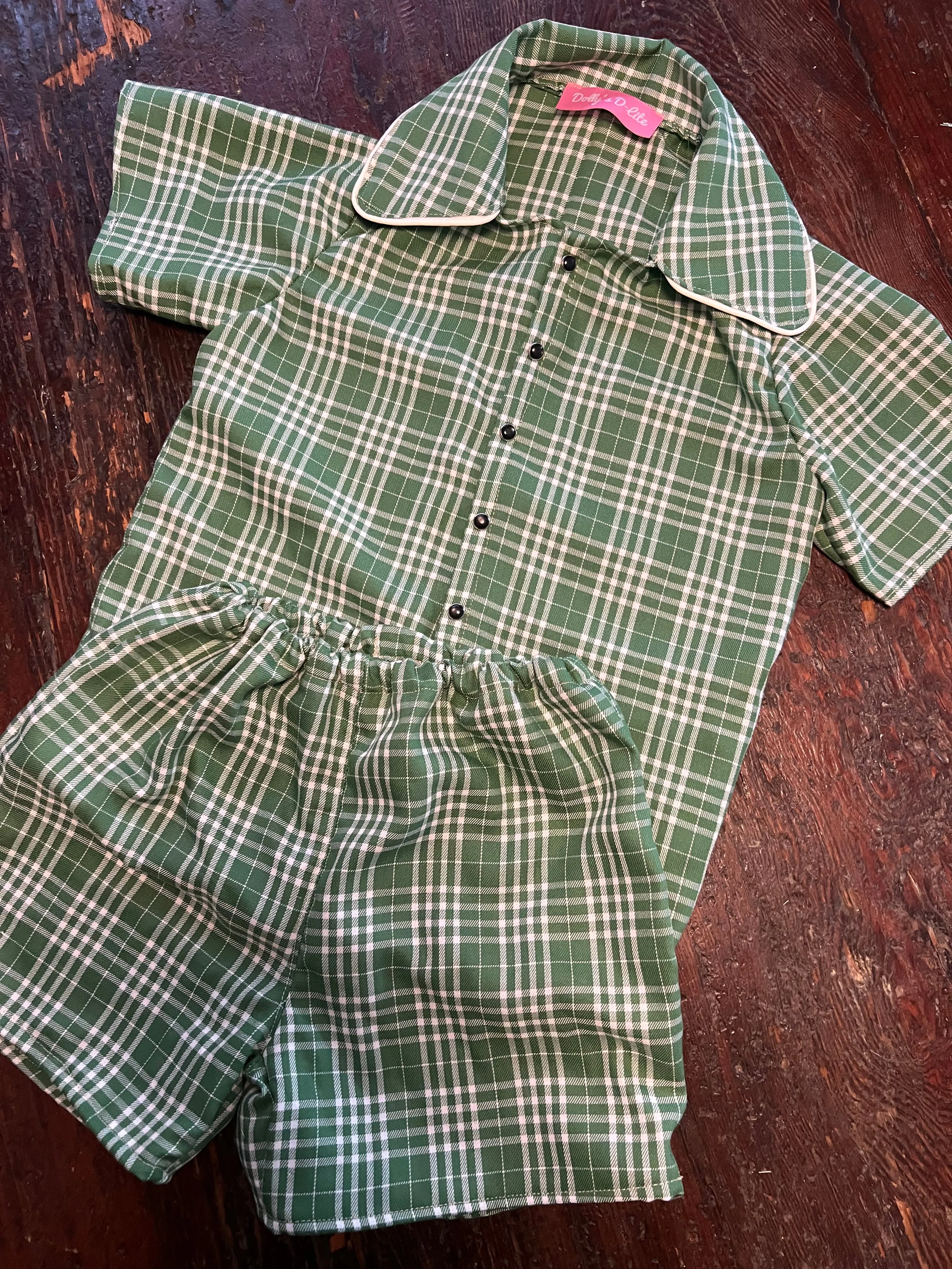 Little Darlin' Green Pearl Snap Leisure Set