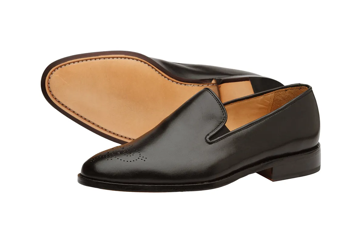 LOAFER with MEDALLION – Black