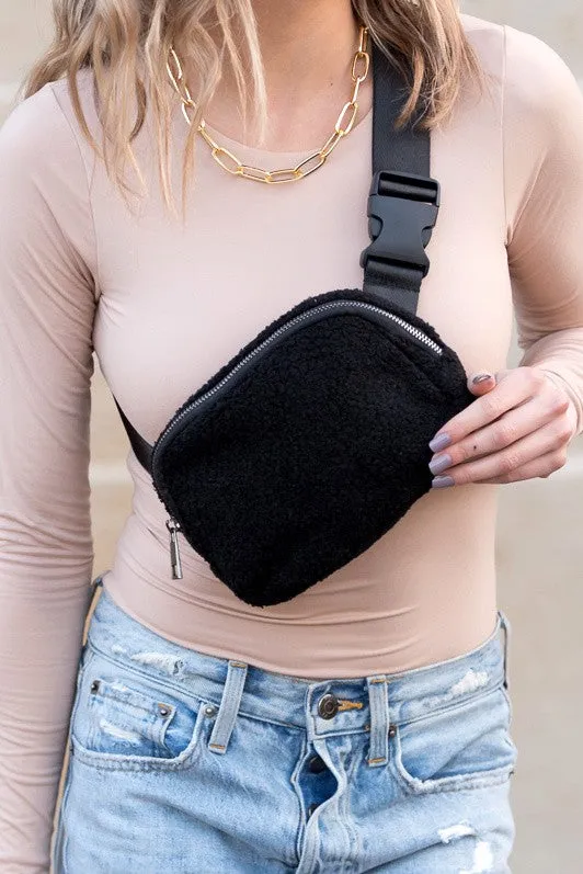 Lola Boucle Sherpa Fanny Pack