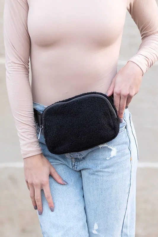 Lola Boucle Sherpa Fanny Pack