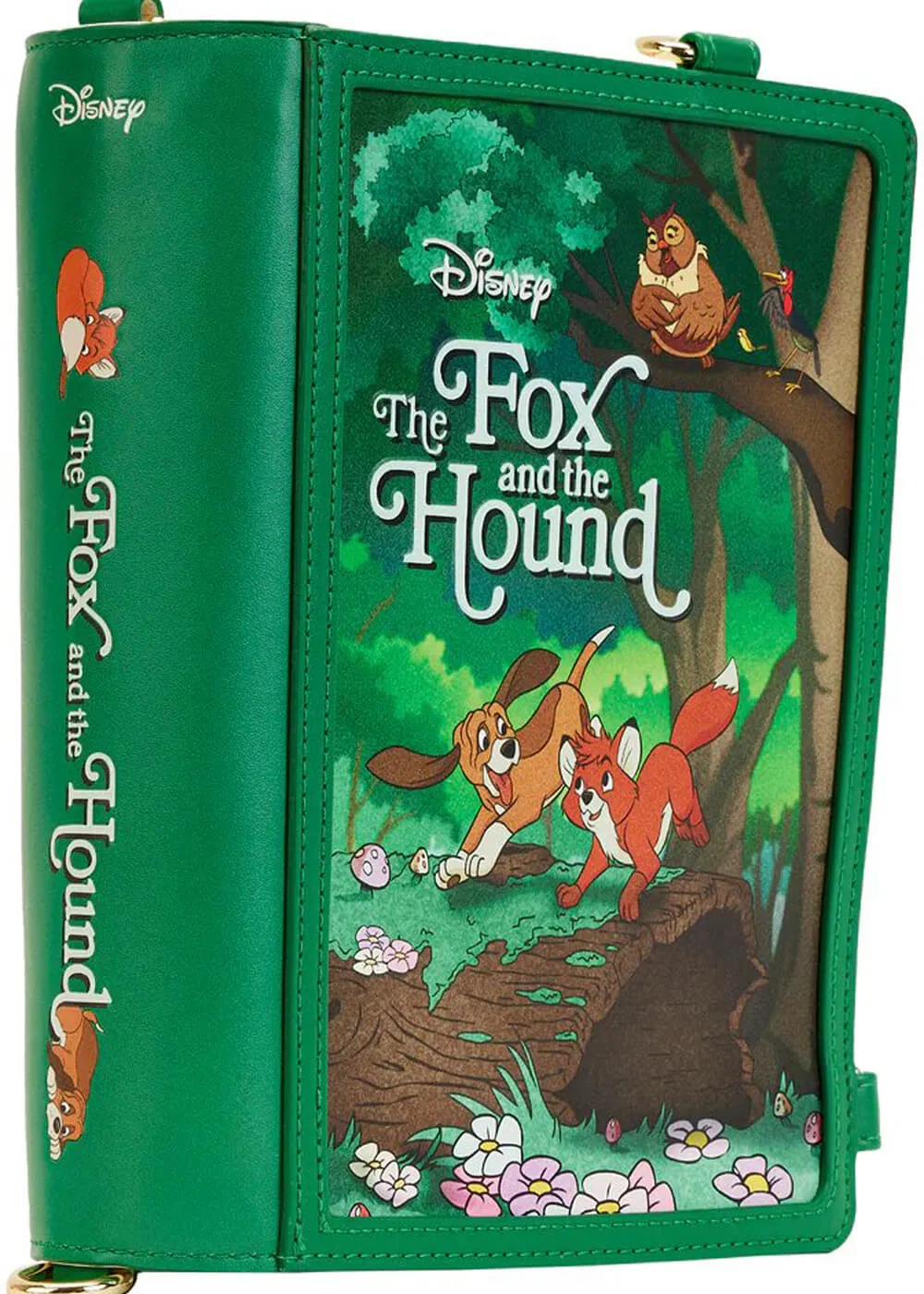 Loungefly Disney Fox And The Hound Classic Book Backpack Crossbody Bag