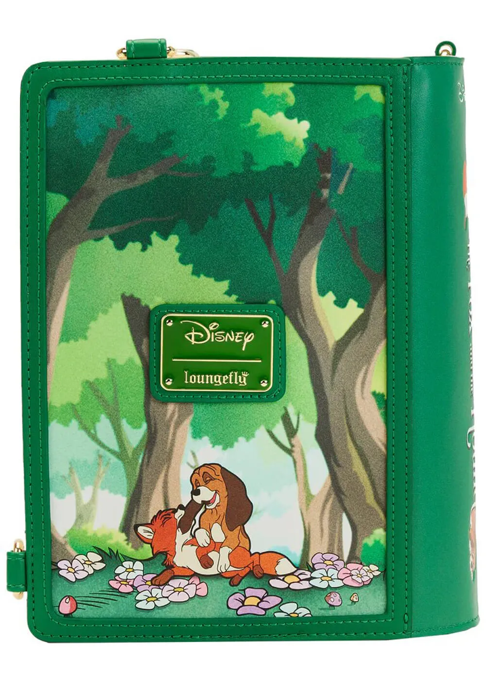 Loungefly Disney Fox And The Hound Classic Book Backpack Crossbody Bag