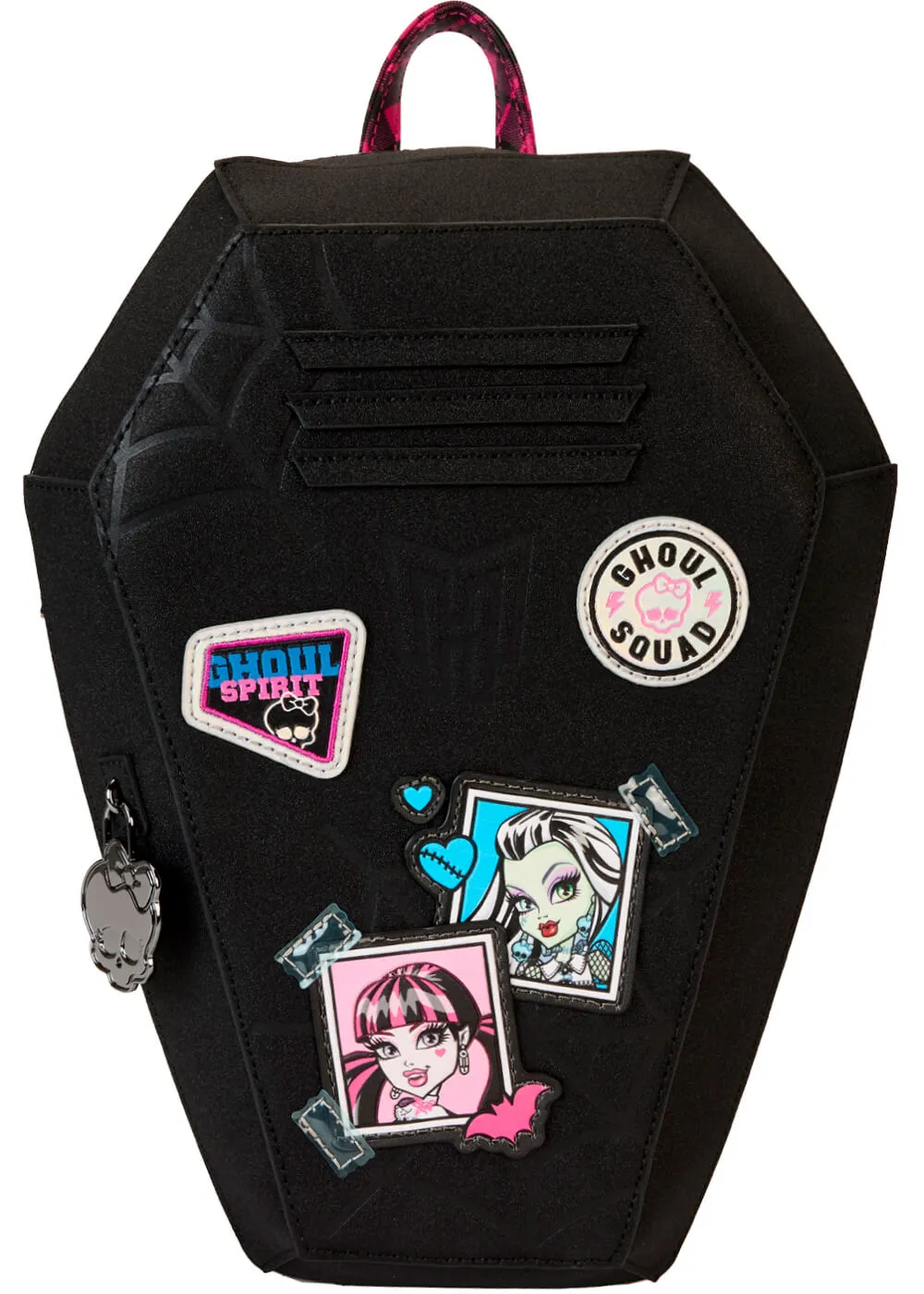 Loungefly Mattel Monster High Crypt Locker Backpack Black