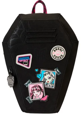 Loungefly Mattel Monster High Crypt Locker Backpack Black