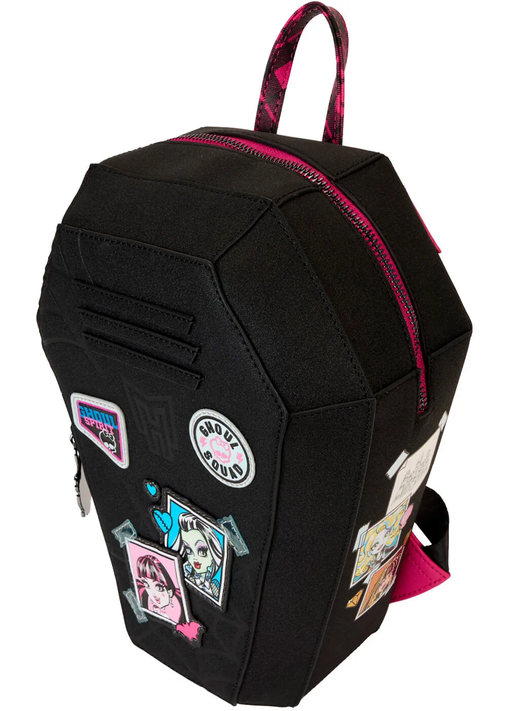 Loungefly Mattel Monster High Crypt Locker Backpack Black