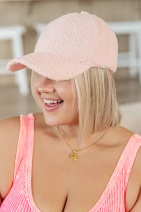 Lyla Pink Sherpa Ball Cap