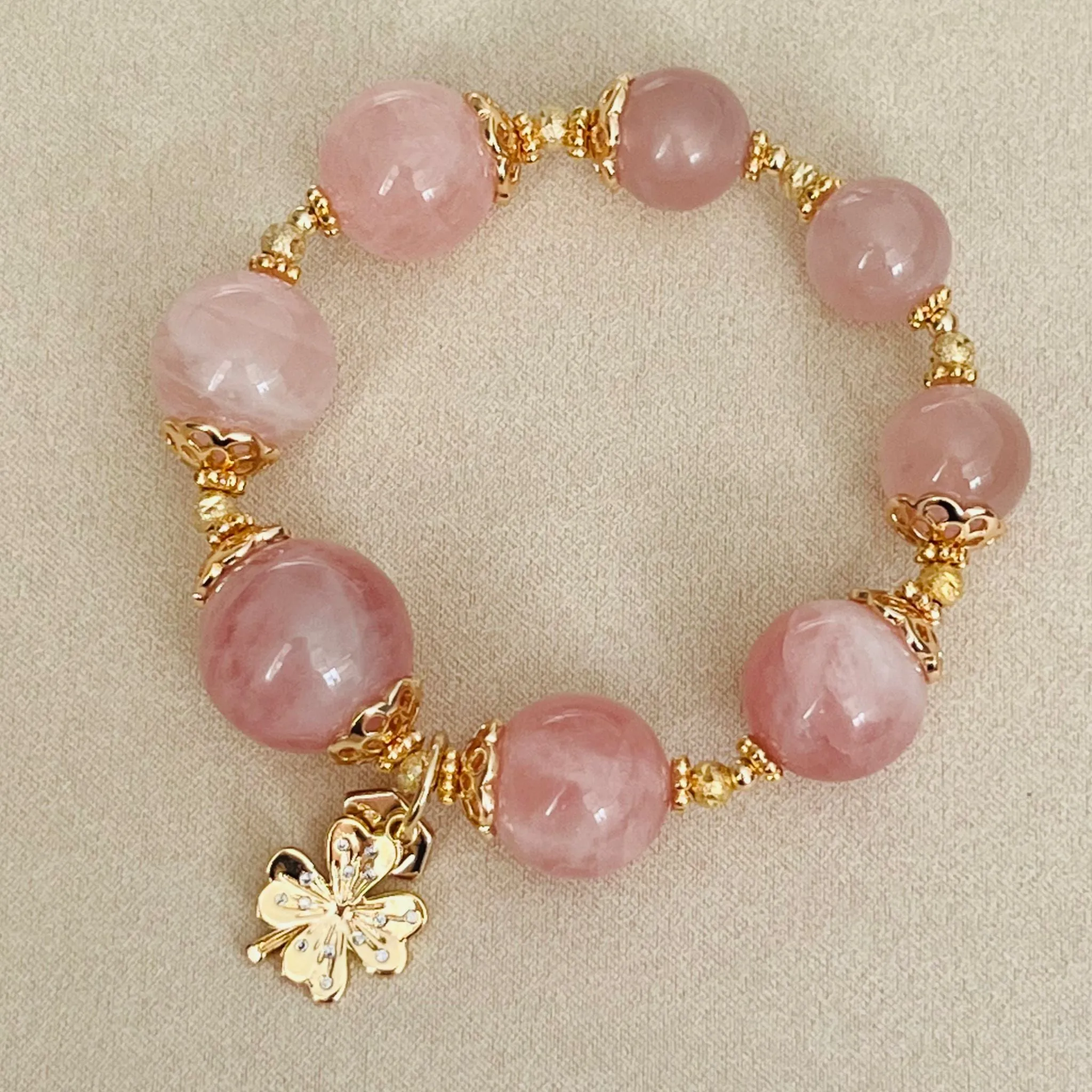 Madagascar Rose Quartz Supreme Bracelet