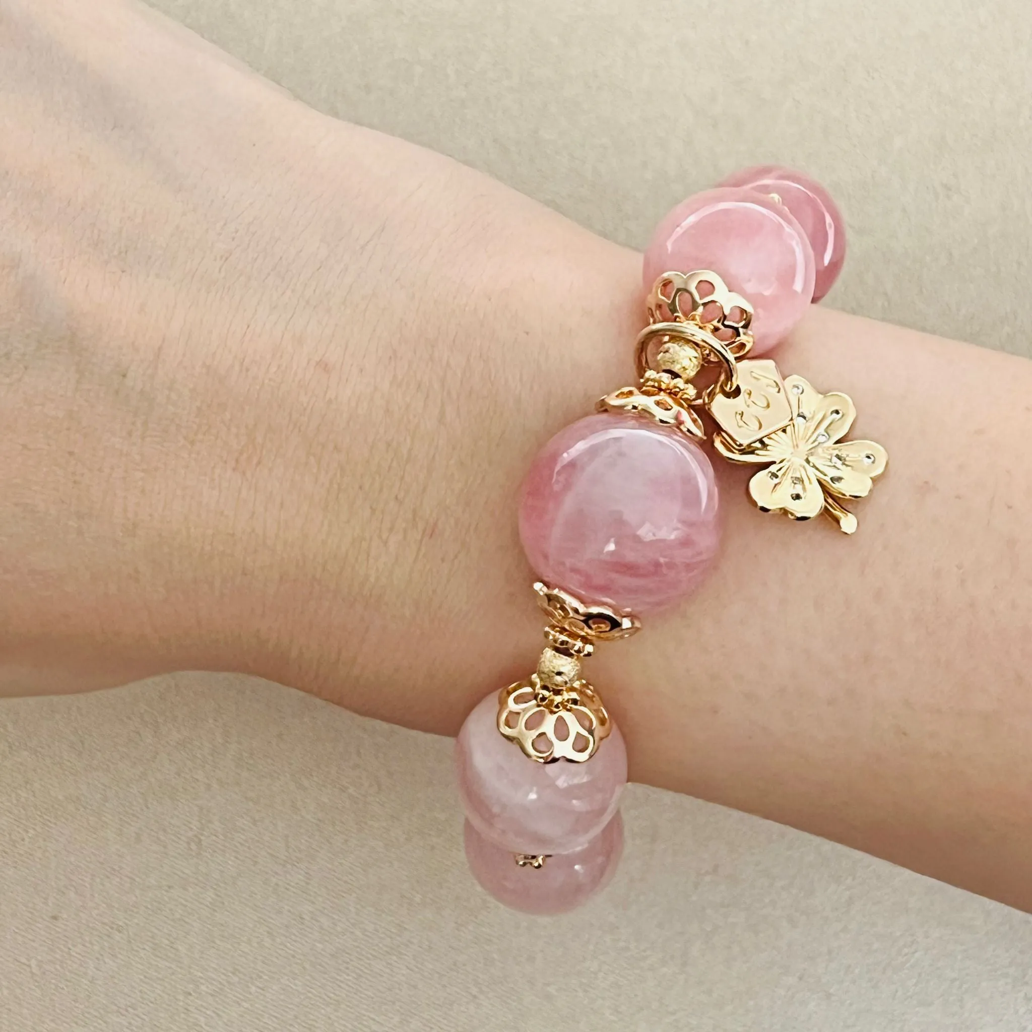 Madagascar Rose Quartz Supreme Bracelet