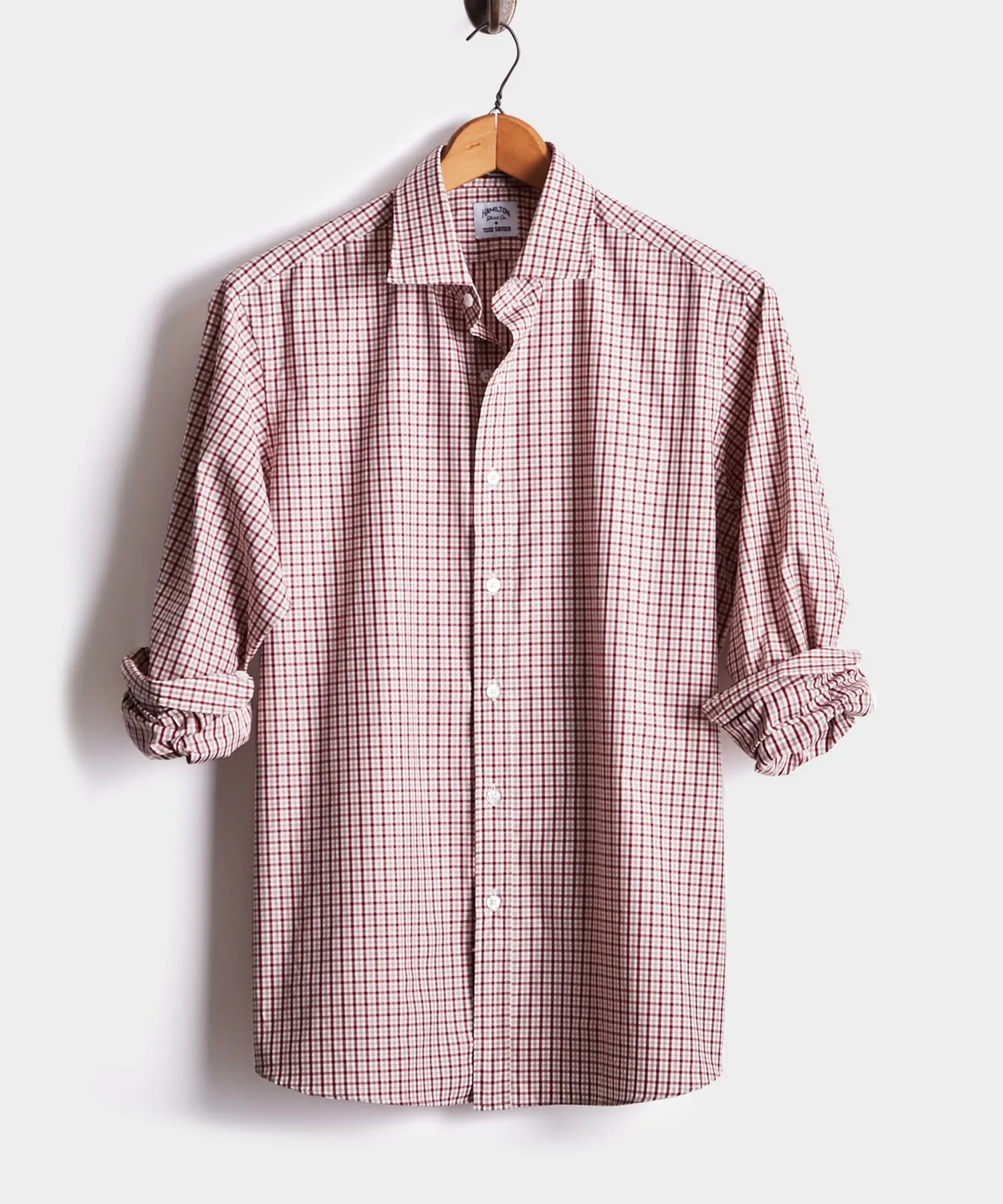 Made in USA Hamilton + Todd Snyder Gingham Dress Shirt