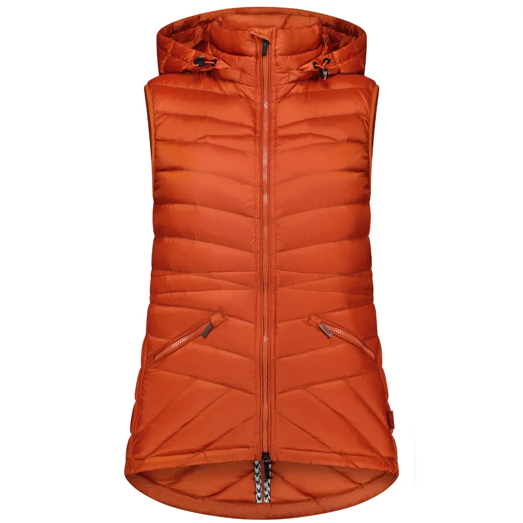 Mary Claire Vest - Intense Rust for Women