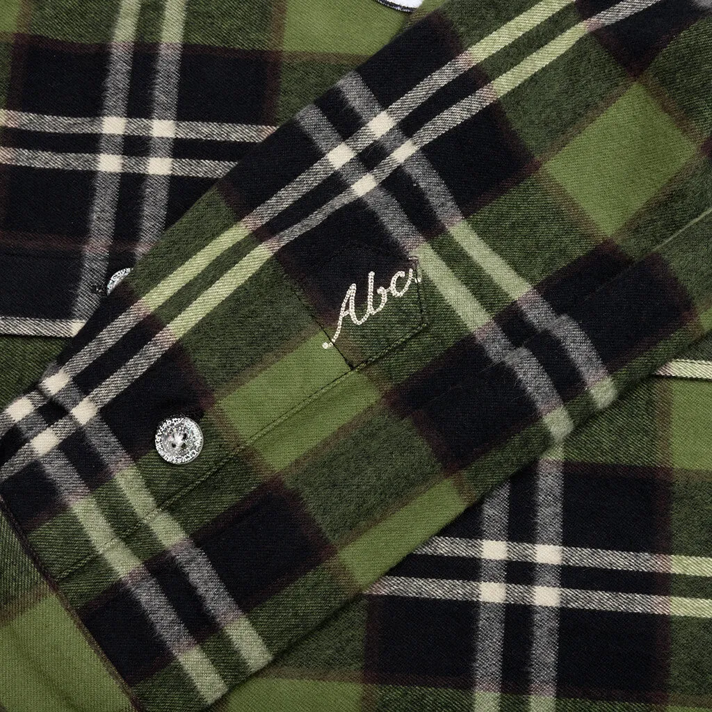 NARC Green Flannel Shirt