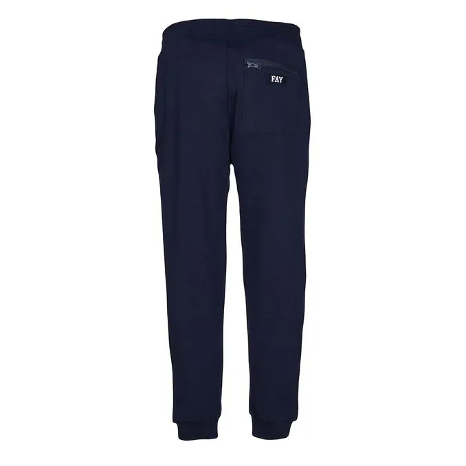 Navy Fleece Jogger for Men