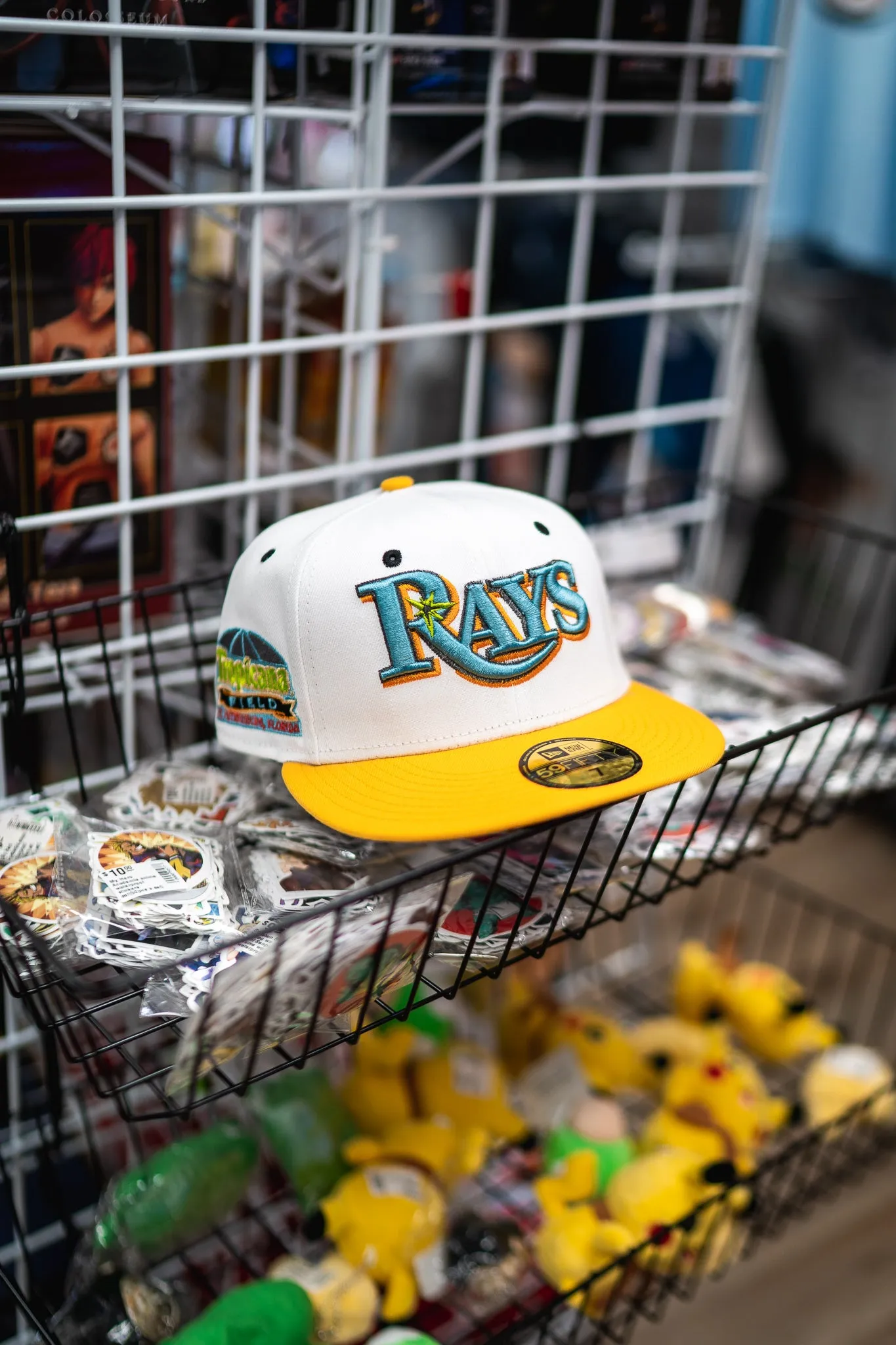 New Era Tampa Bay Rays Tropicana Field Cement UV (White/Sunflower)