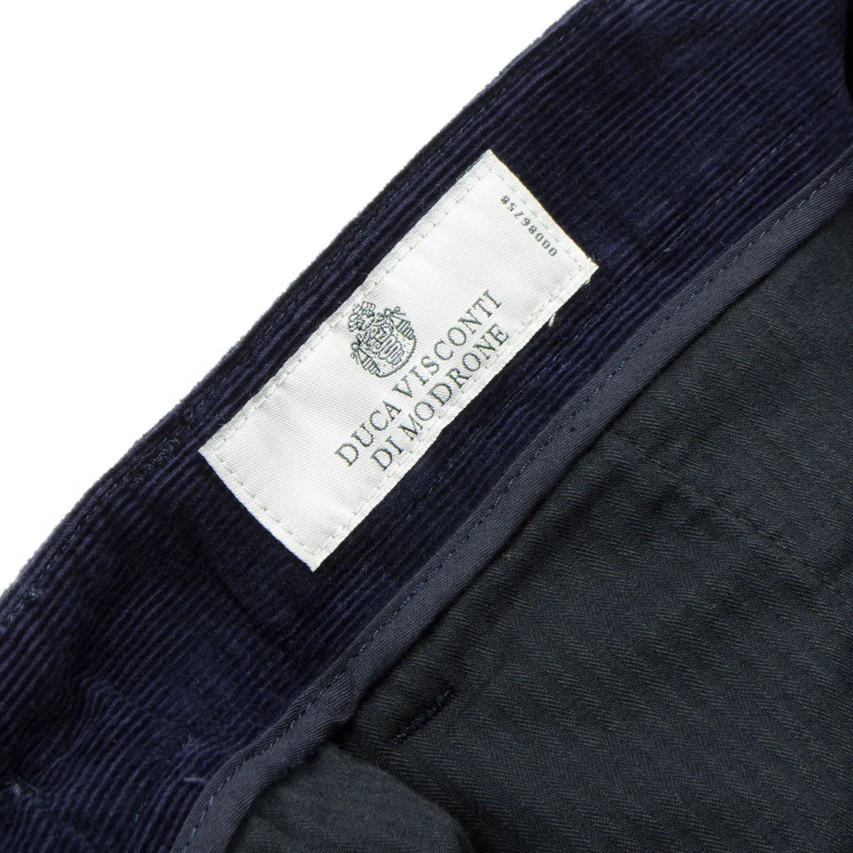 Norse Projects Aros Slim Corduroy Trousers Navy