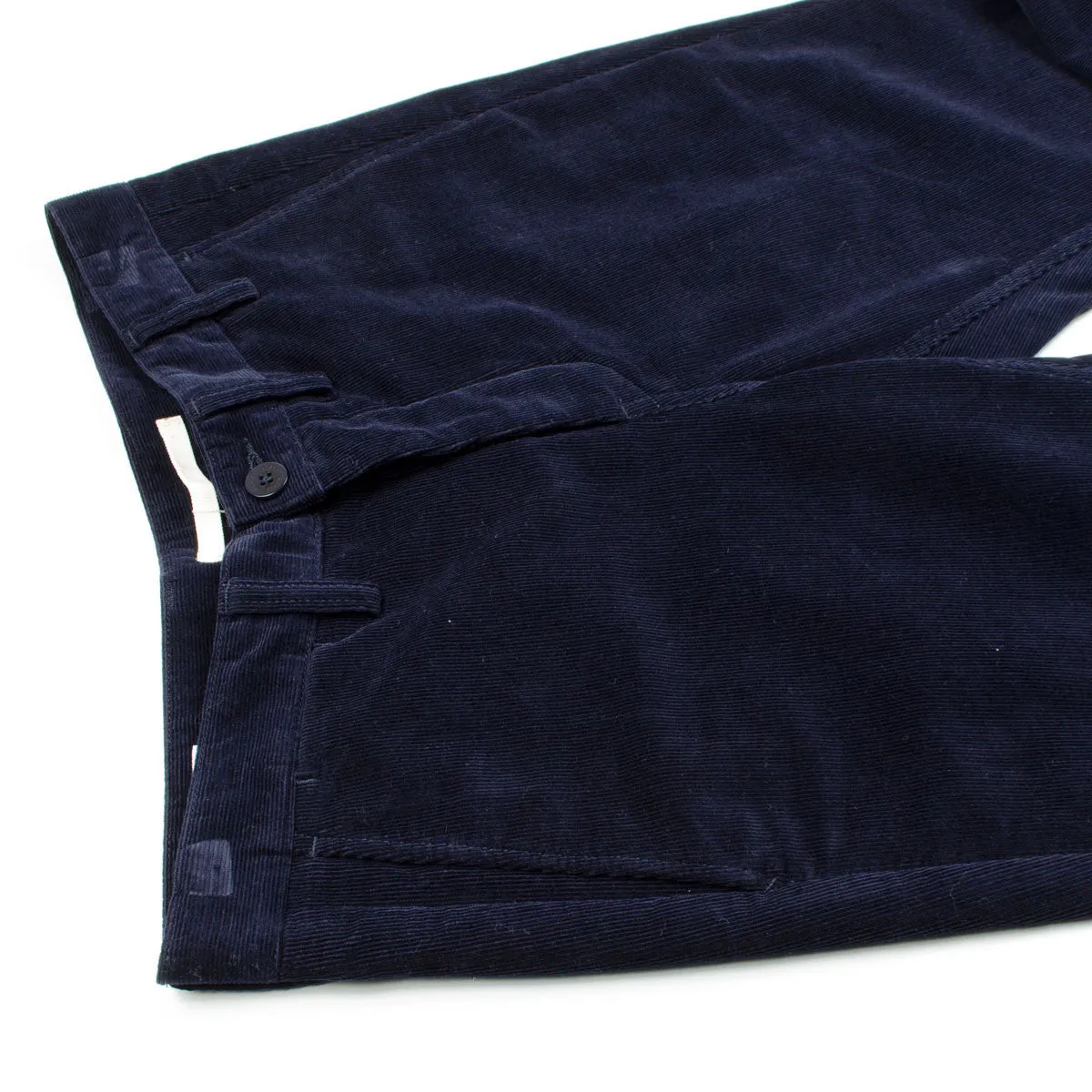 Norse Projects Aros Slim Corduroy Trousers Navy