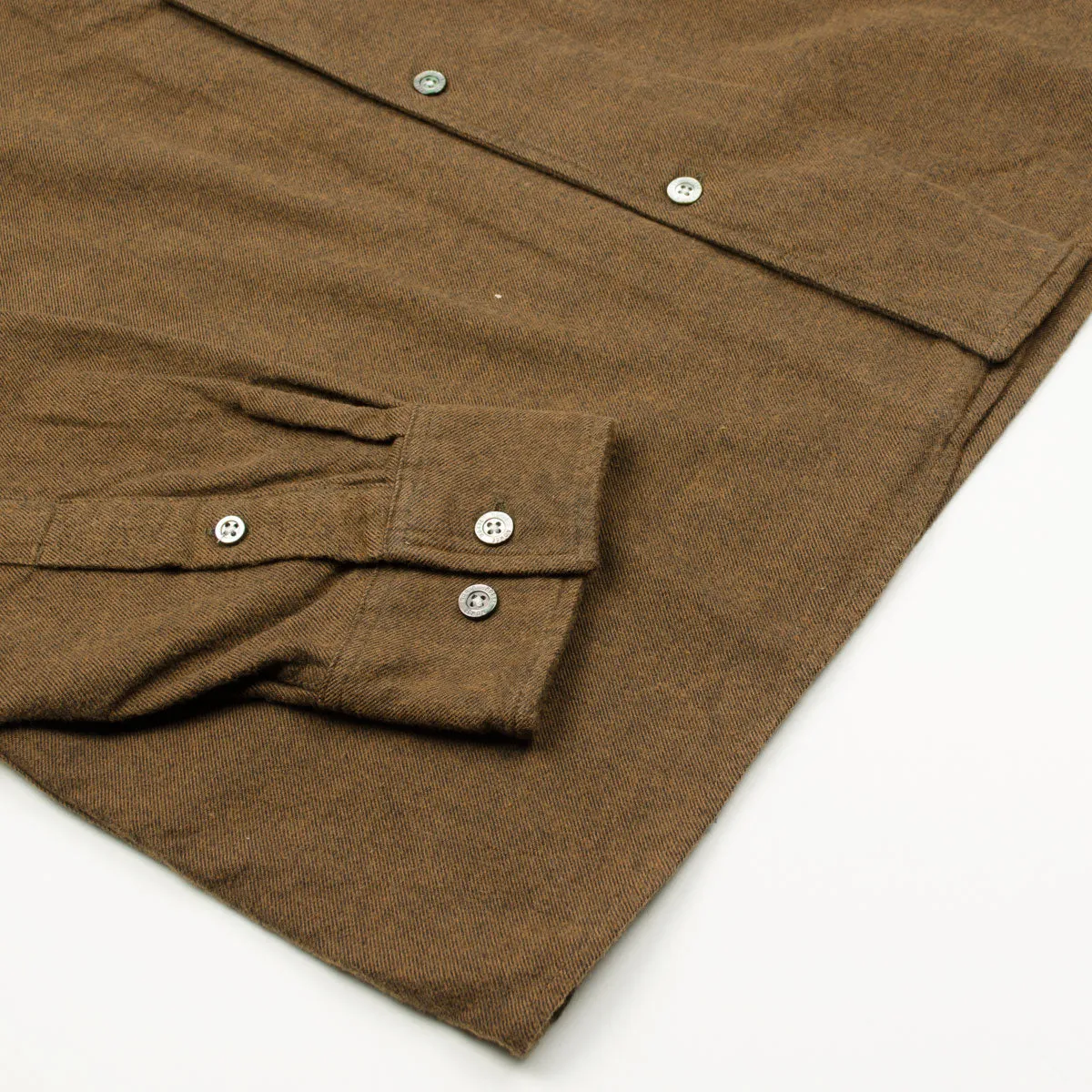 Norse Projects Carsten Flannel Shirt LS Rust Brown