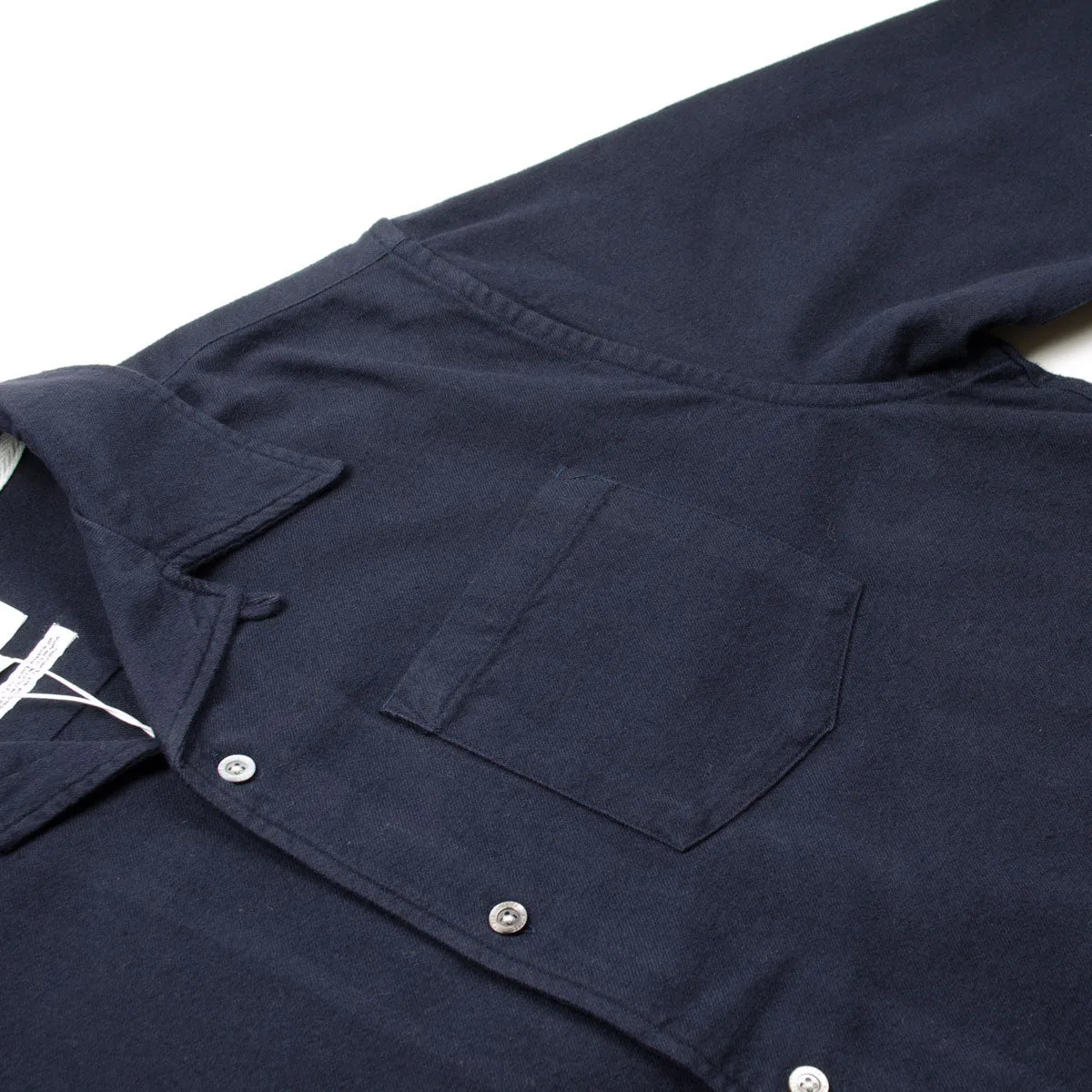 Norse Projects Dark Navy Carsten Organic Flannel Shirt LS