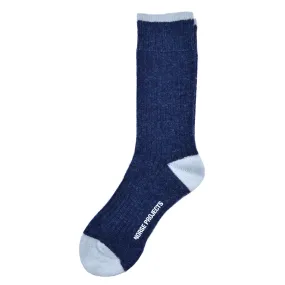 Norse Projects Indigo Bjarki Nordic Socks