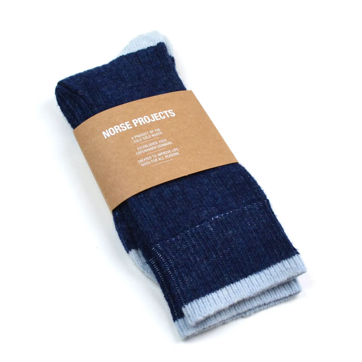 Norse Projects Indigo Bjarki Nordic Socks