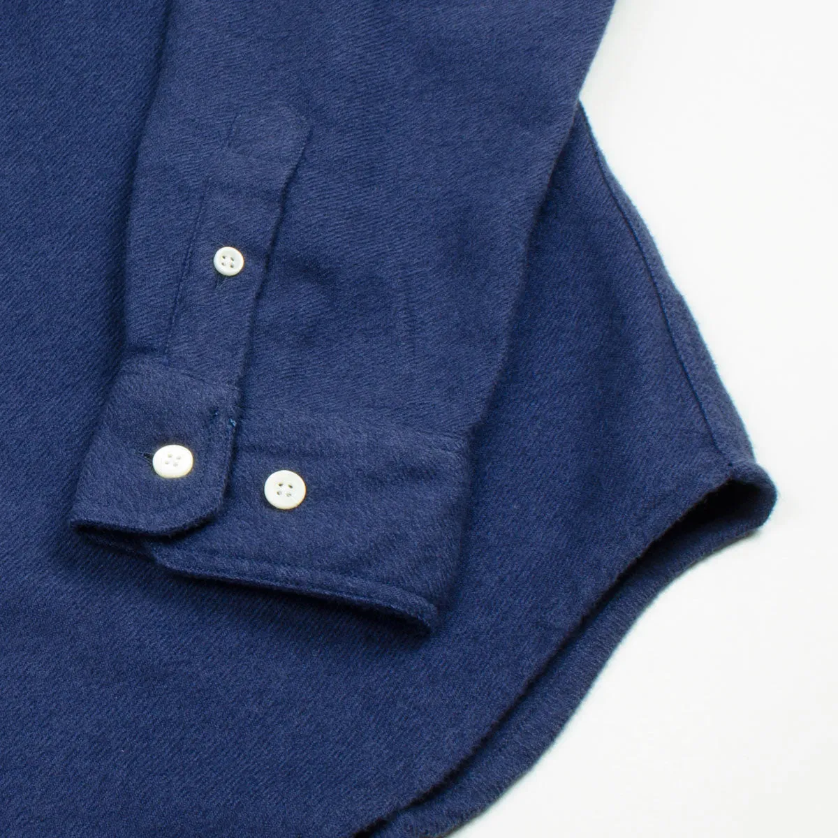 Norse Projects navy Osvald brushed shirt