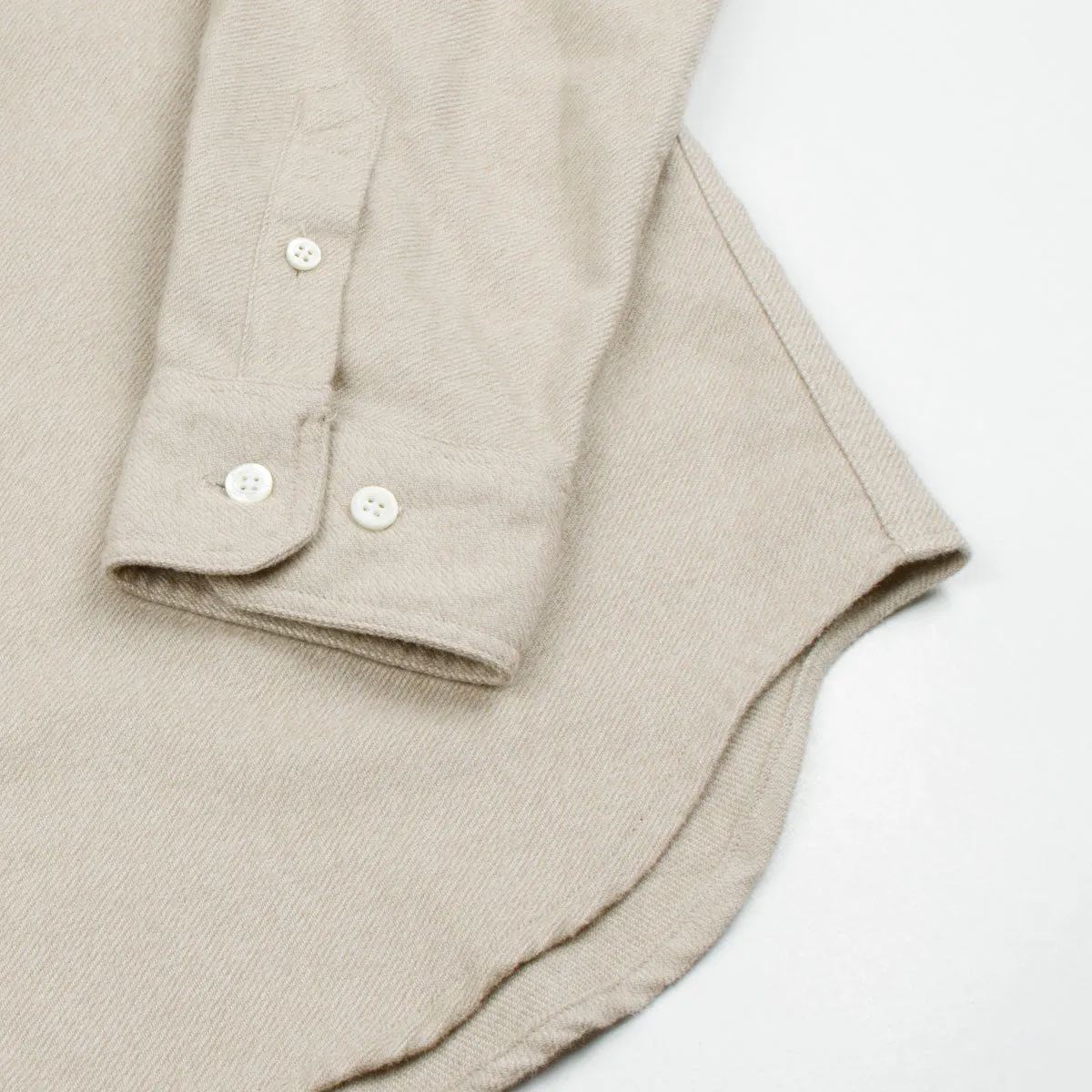 Norse Projects Osvald Brushed Shirt Khaki Beige