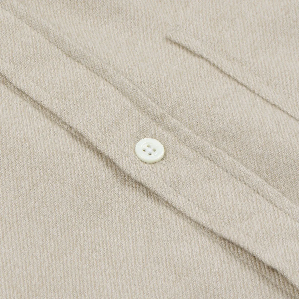 Norse Projects Osvald Brushed Shirt Khaki Beige