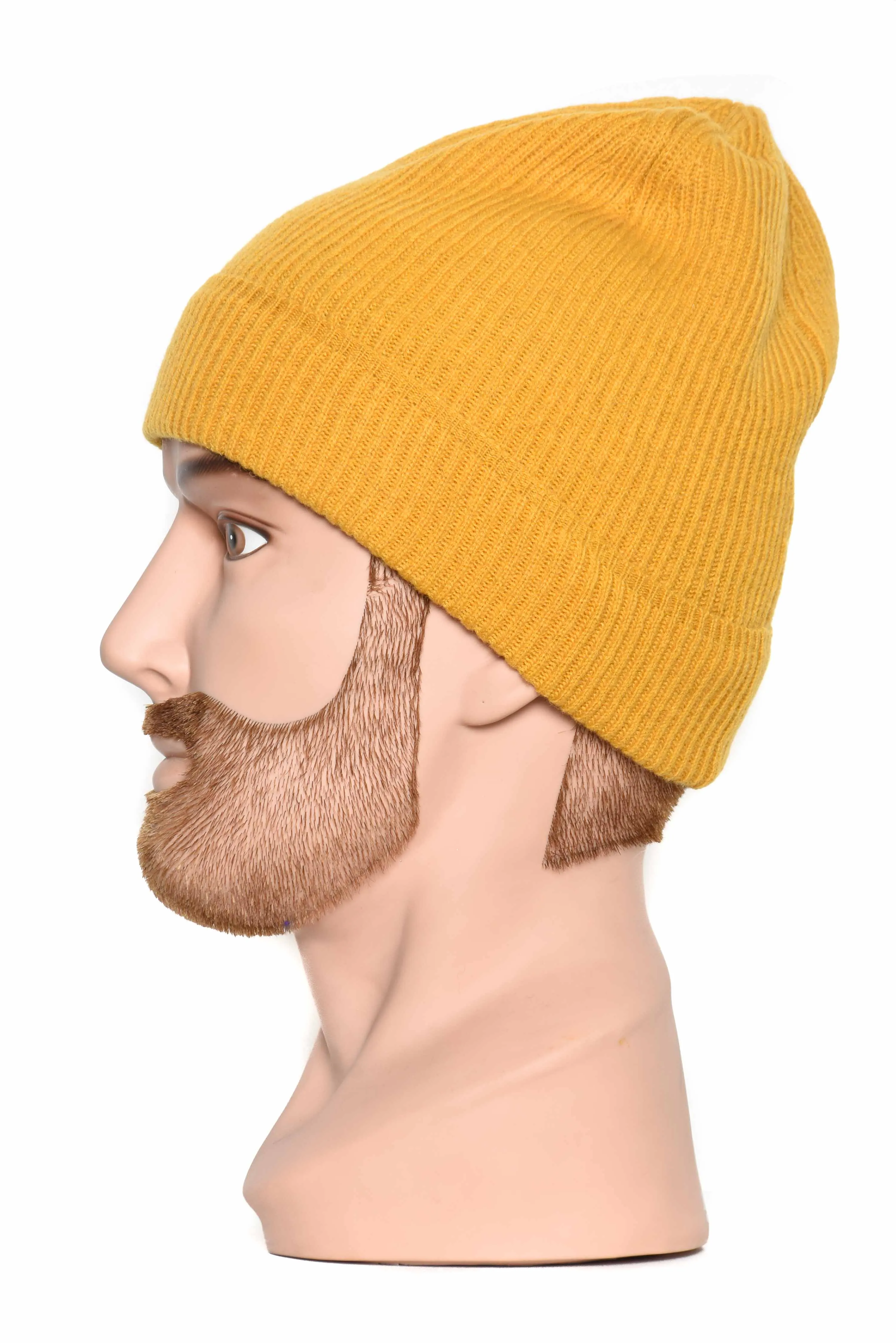 Ochre Moray Cashmere Beanie