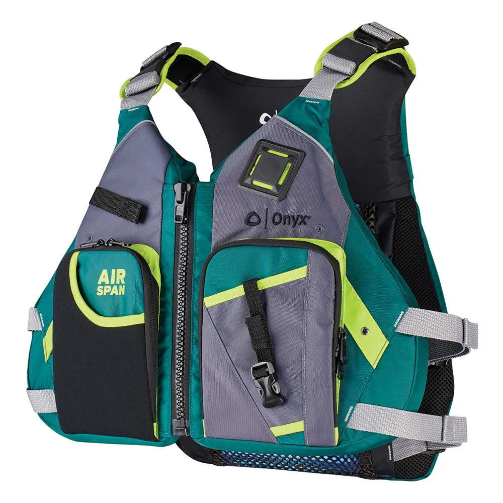 Onyx Airspan Angler Life Jacket - XS/SM - Green [123200-400-020-23]